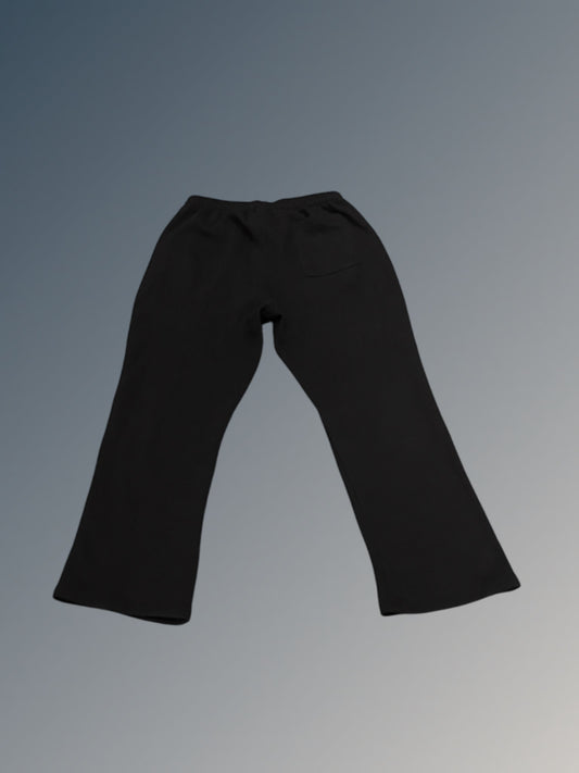 Flare Joggers W/stars (Black)