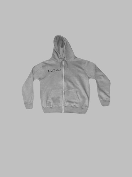 Born2hine Hoodie (Cool Grey)